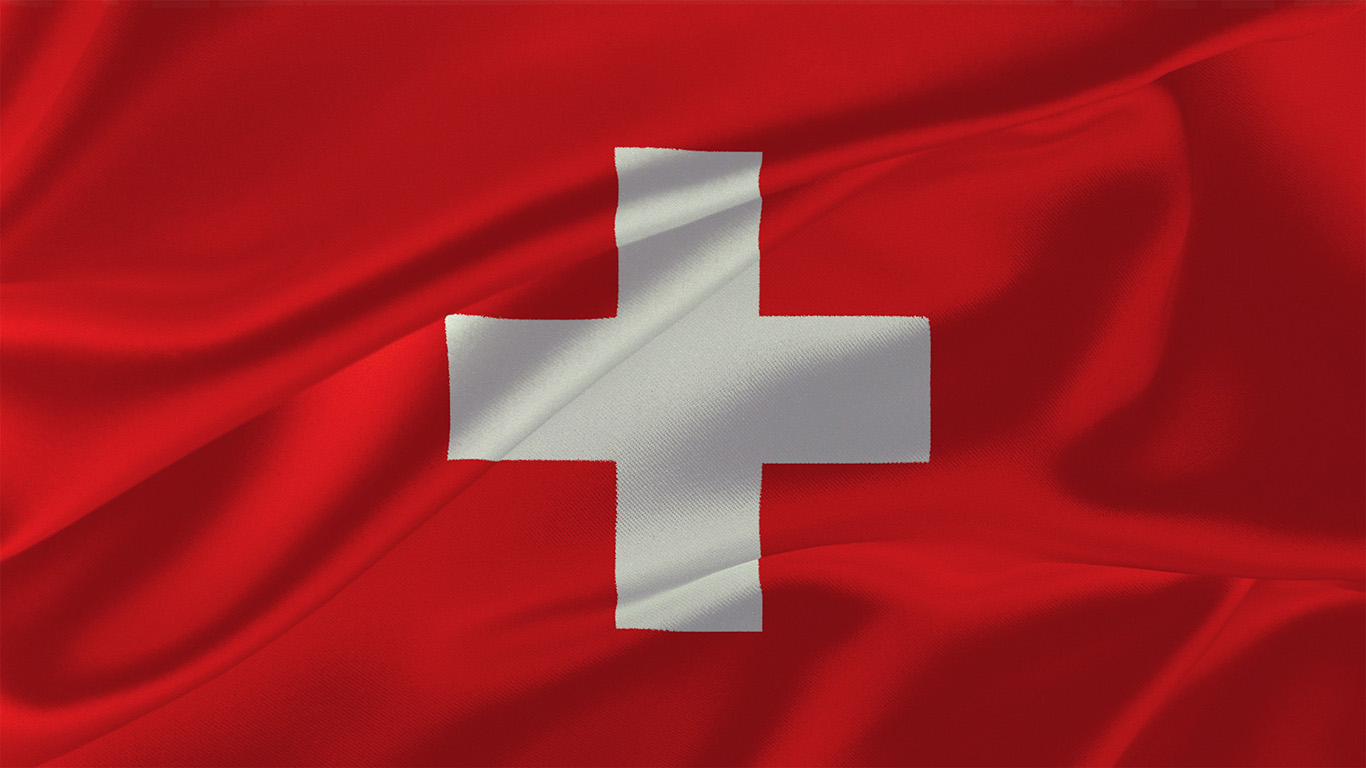 Die Flagge der Schweiz 015 - Hintergrundbild