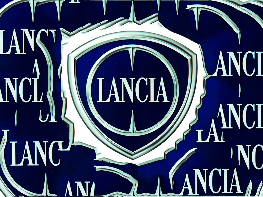 Lancia, Italienisches Auto Logo