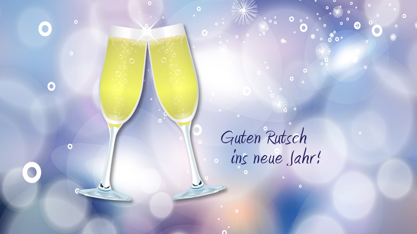 Guten Rutsch ins neue Jahr! (Champagne - Sekt) - Hintergrundbilder