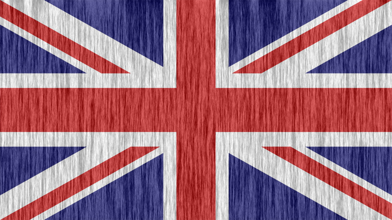 Britische Flagge 007 - Hintergrundbild