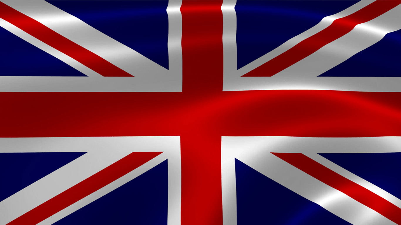 Britische Flagge 016 - Hintergrundbild