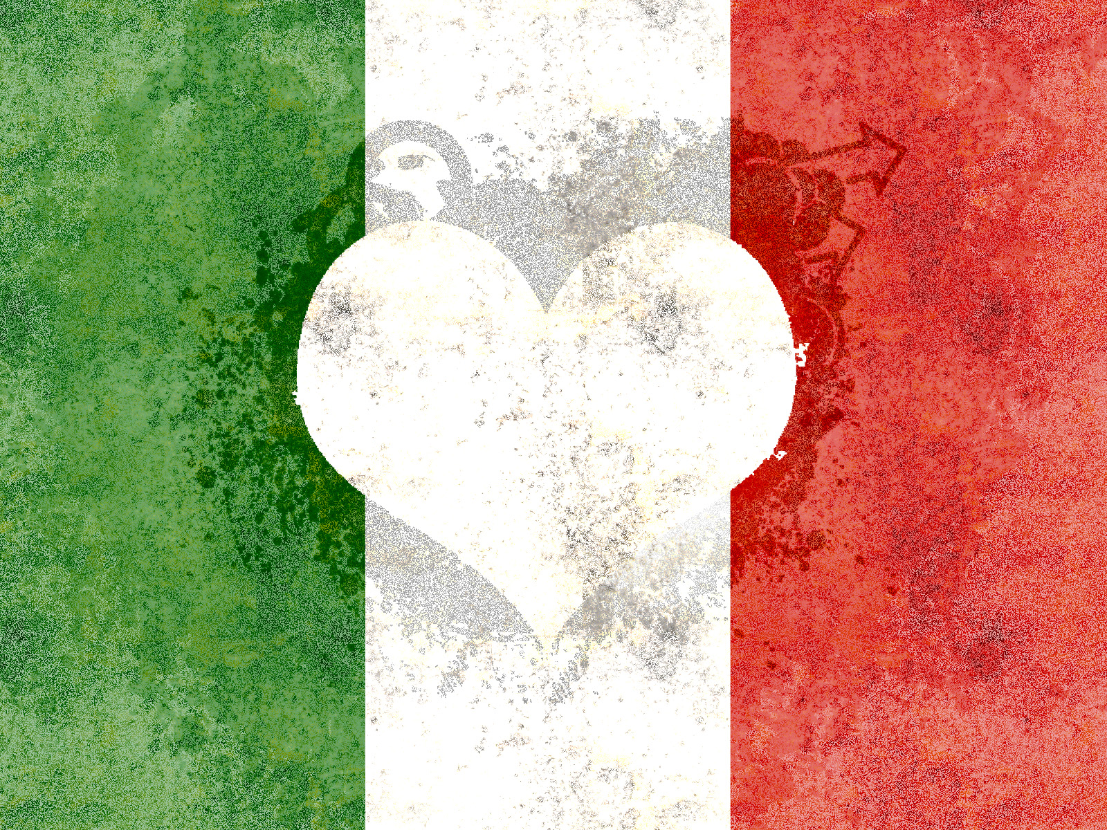 Flagge Italien #004 - Hintergrundbild