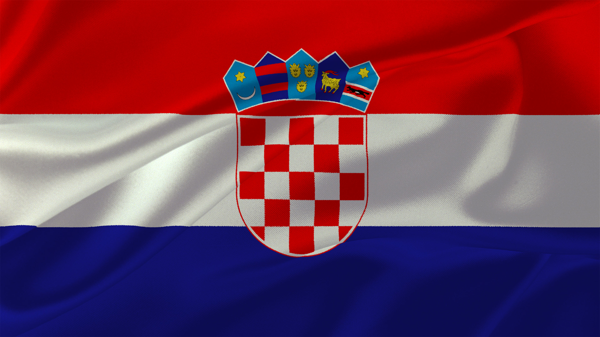 Kroatische Flagge #015 - Hintergrundbild