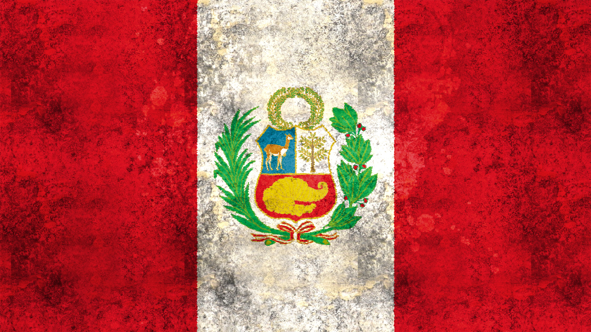 Peru Flagge 004 - Hintergrundbild