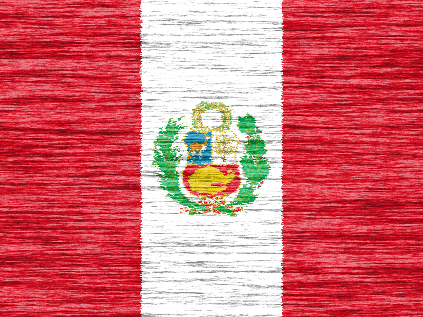 Peru Flagge 009 - Hintergrundbild