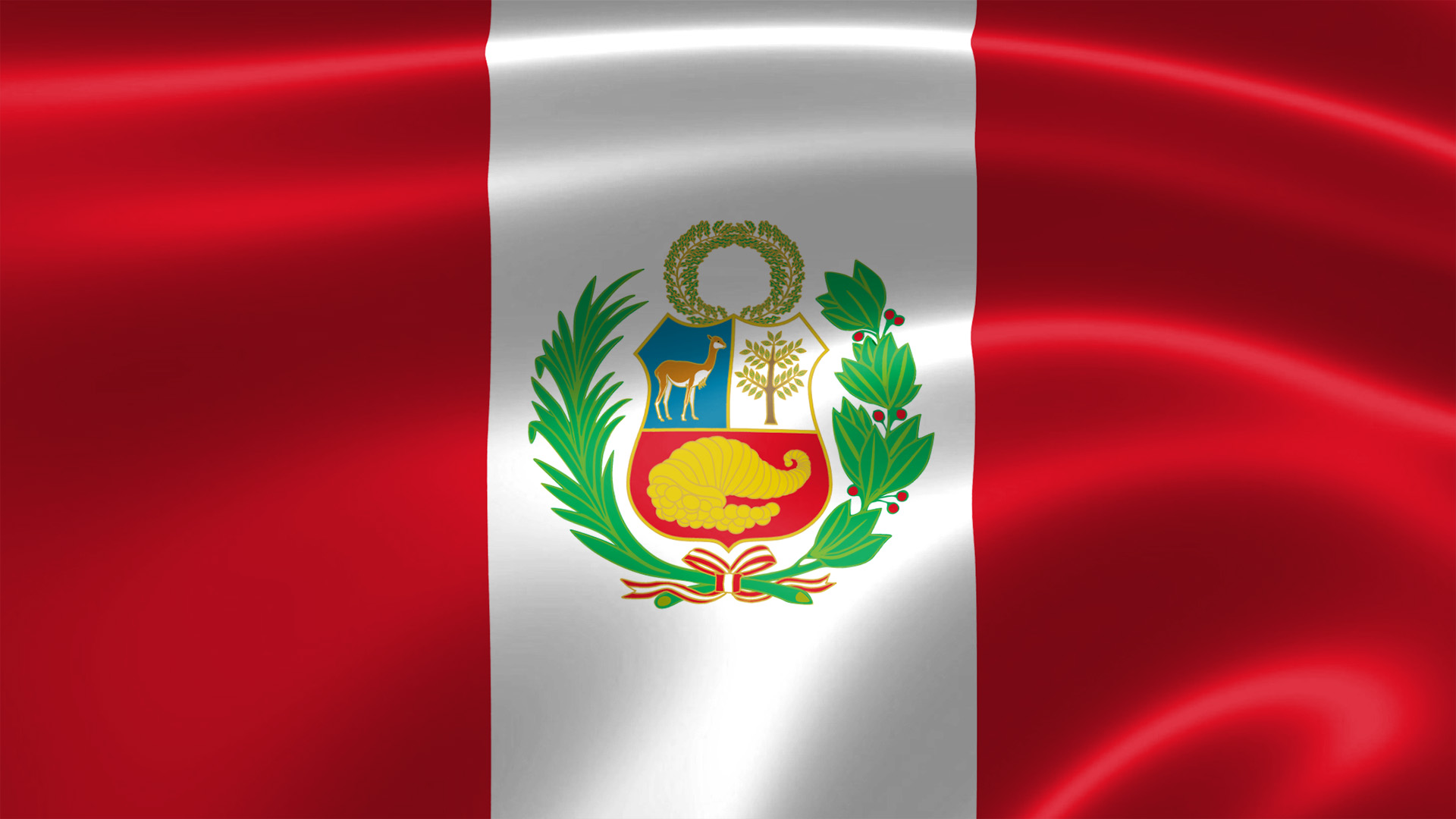 Peru Flagge 016 - Hintergrundbild