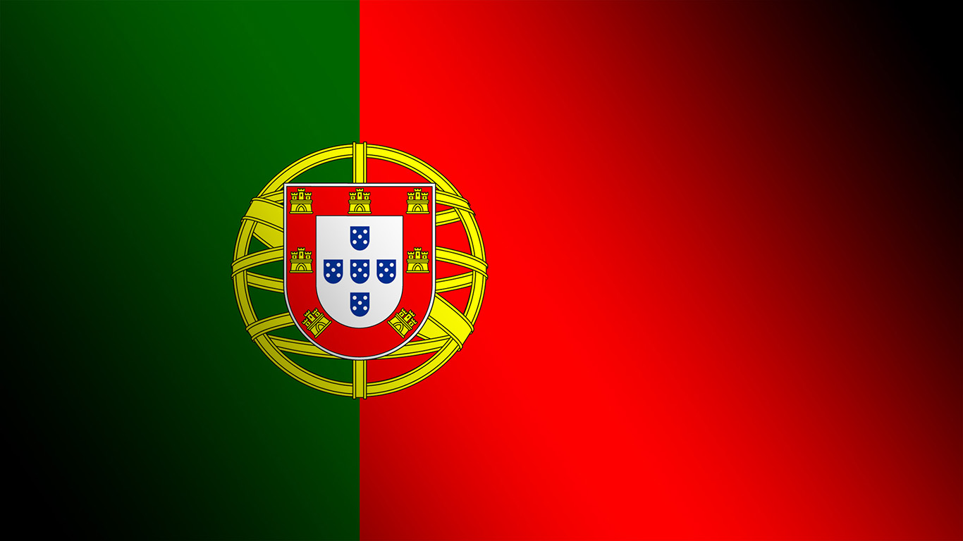 Portugal Flagge 005 - Hintergrundbild