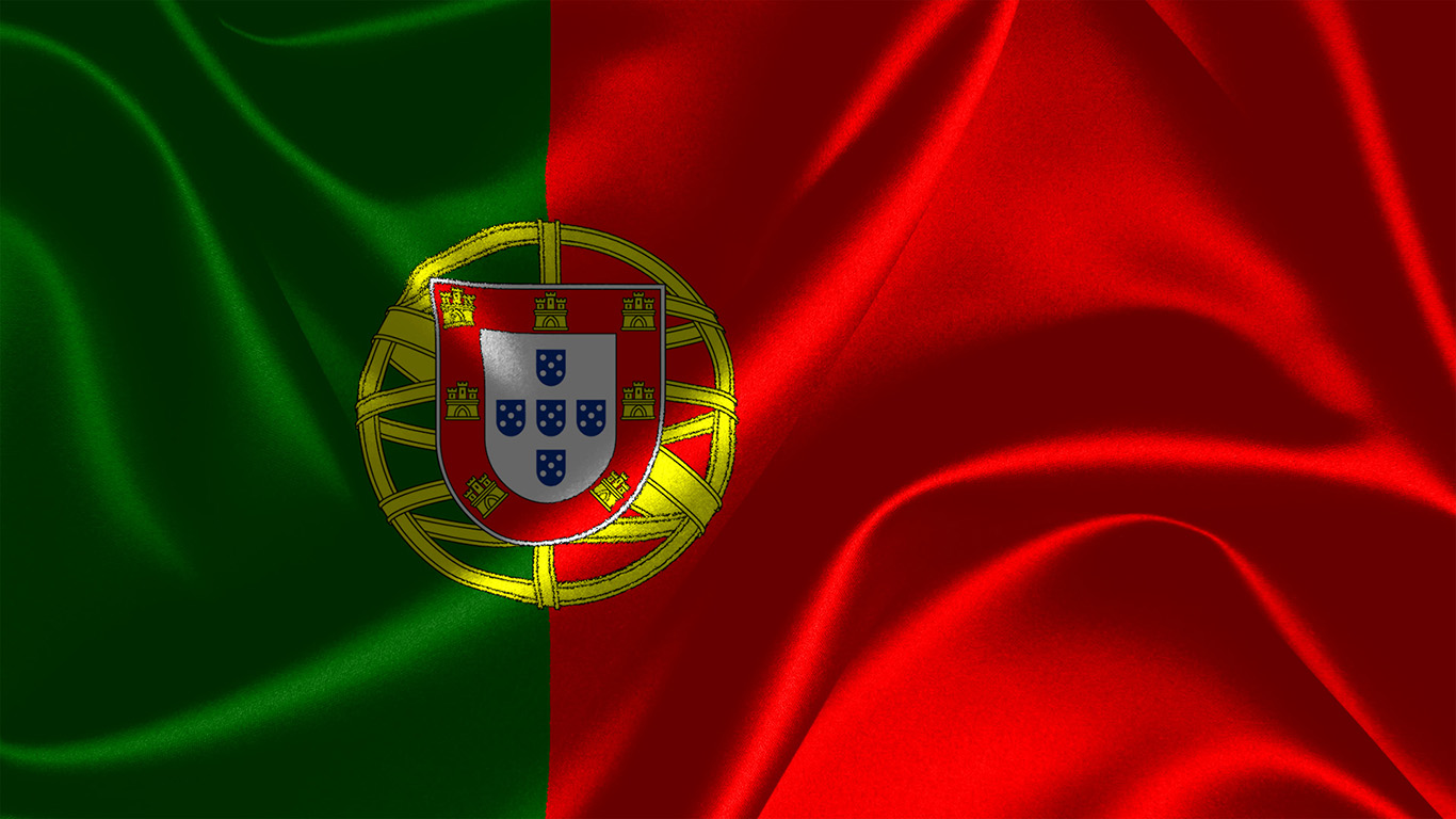 Portugal Flagge 014 - Hintergrundbild