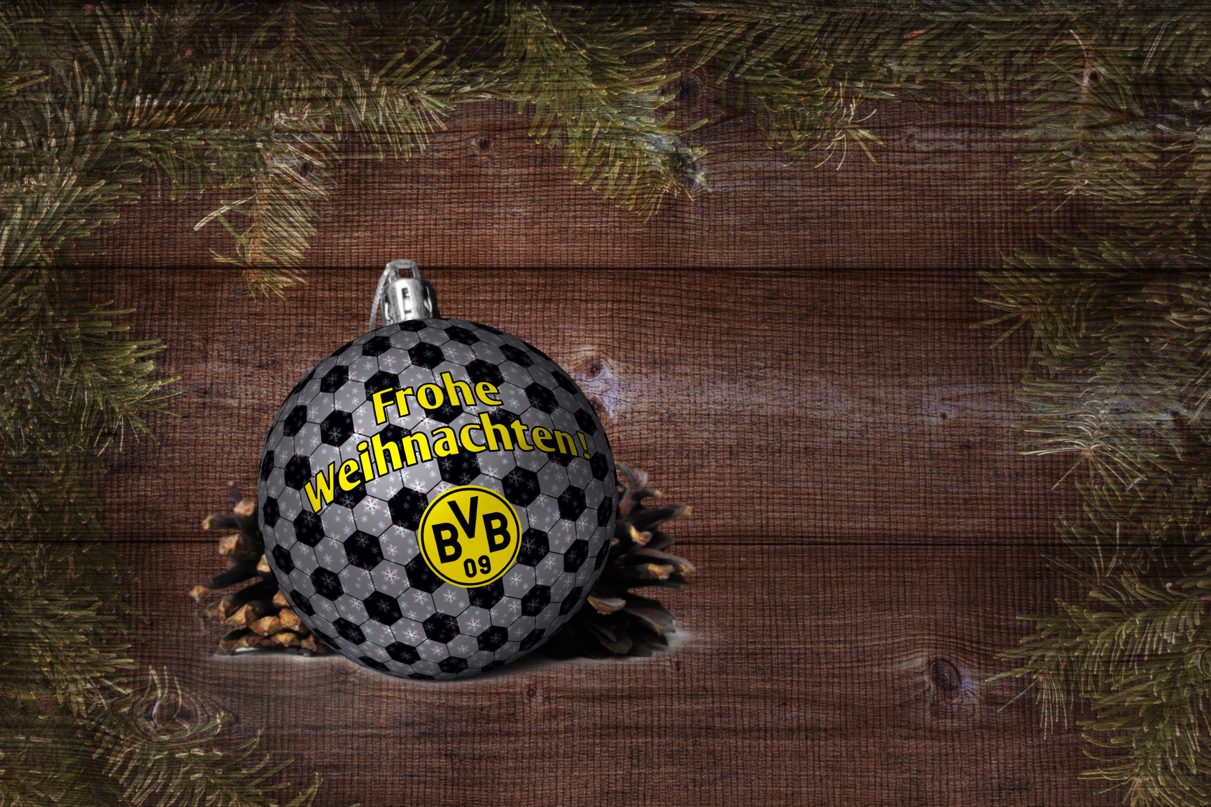 Bundesliga: Frohe Weihnachten! 003 - Hintergrundbild + WhatsApp Profilbild