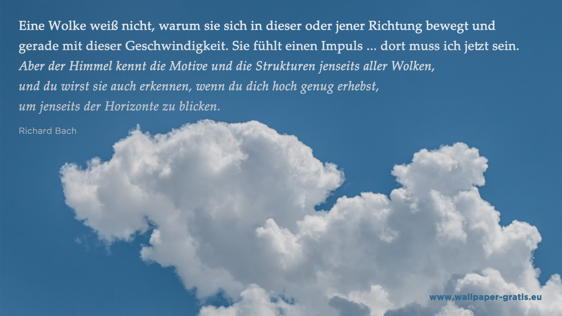 47++ Spruch liebe englisch , Zitat Himmel &amp; Wolken 006 Hintergrundbild