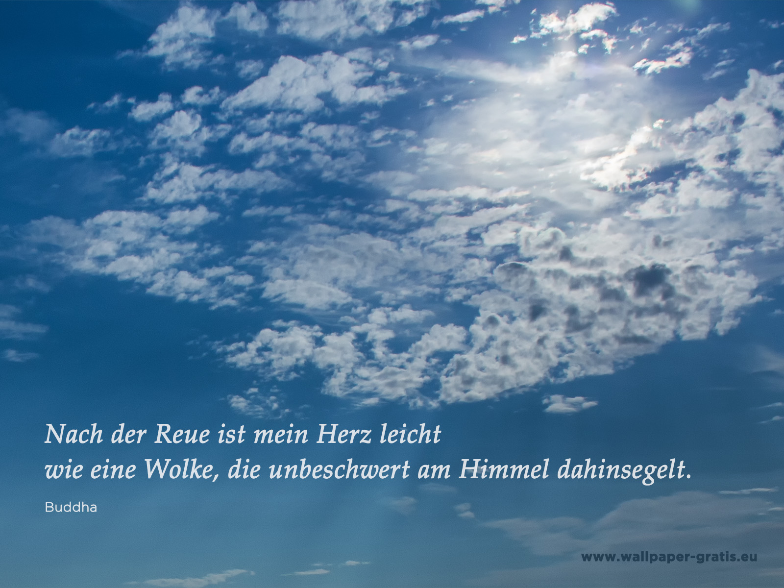 Zitat Himmel & Wolken 008 Hintergrundbild