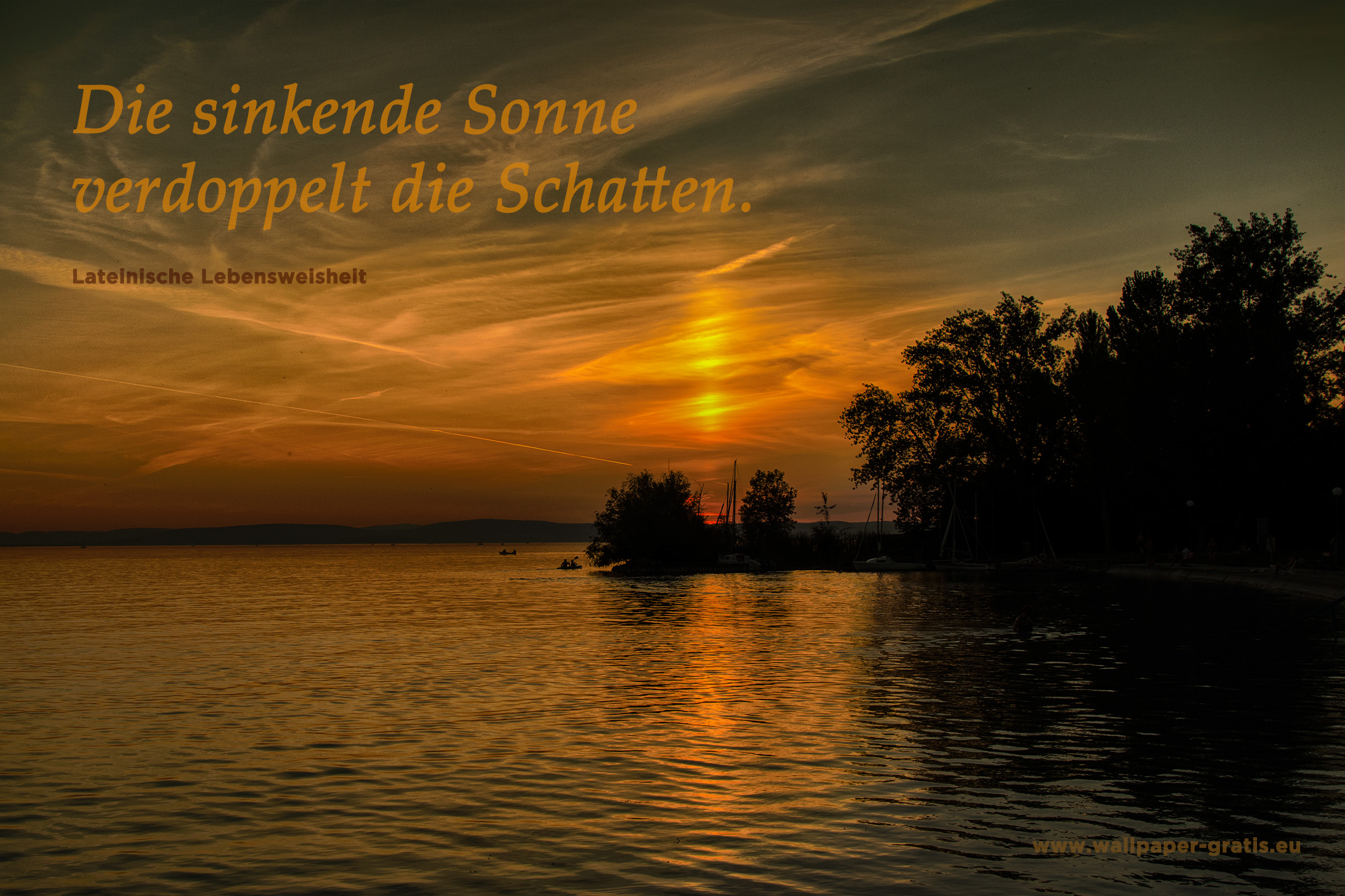 34+ Hintergrundbilder mit spruch , Zitat Sonnenuntergang 002 Hintergrundbild