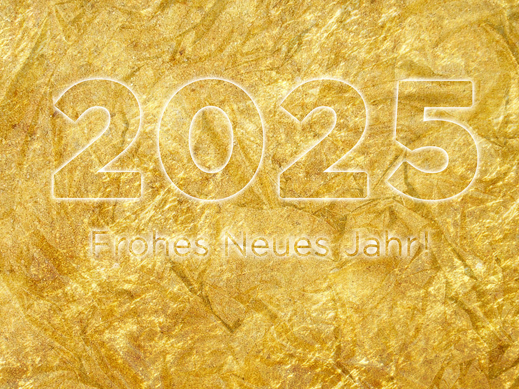 2025 Gold - Frohes Neues Jahr!