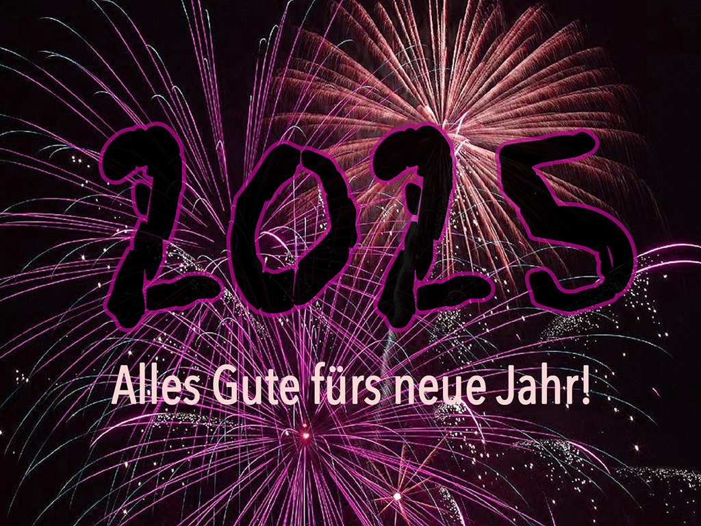 2025 - Neujahrsbild mit Feuerwerk