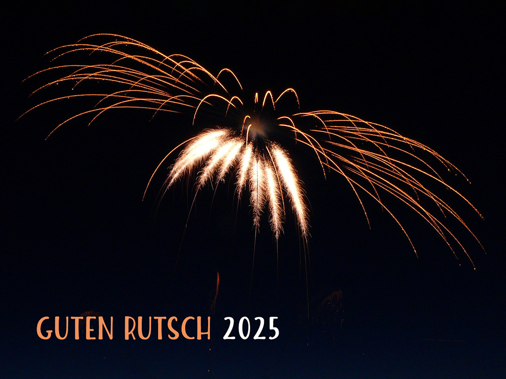 2025 - Neujahrsbild mit Feuerwerk