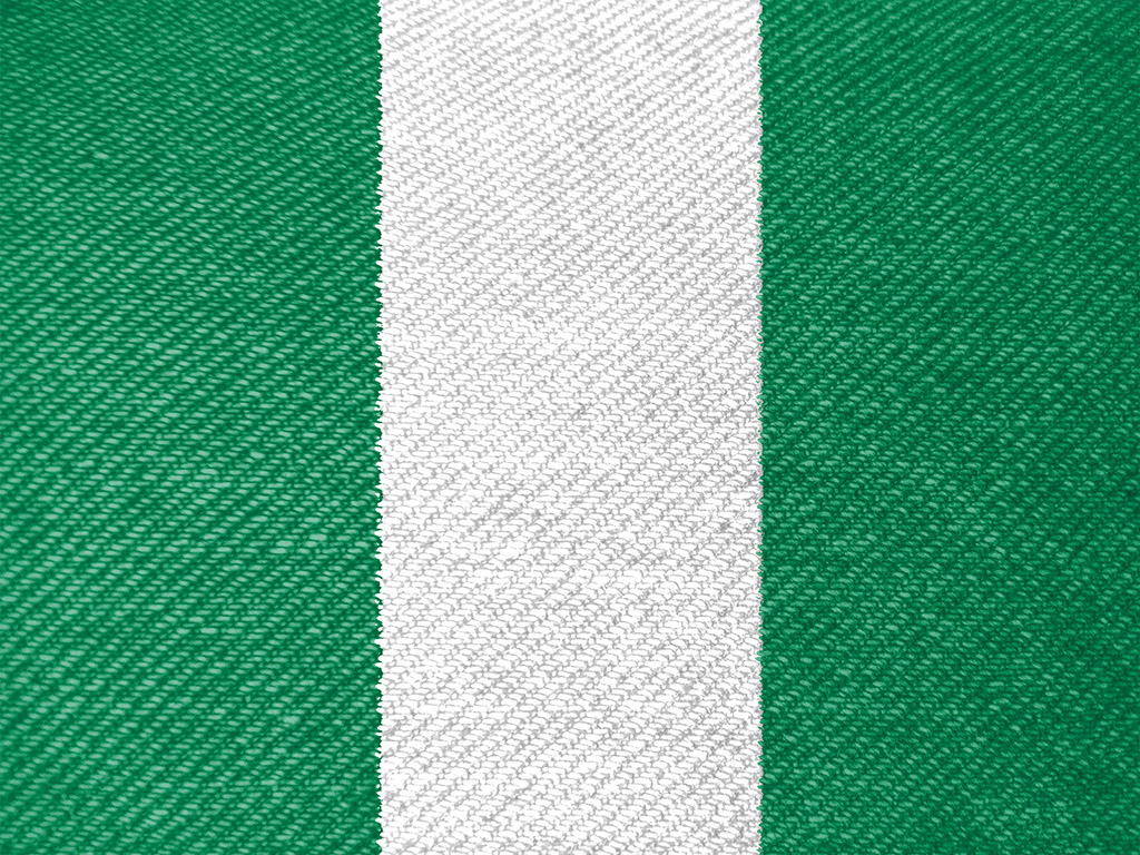 Fahne Nigerias - Nigeria Flagge