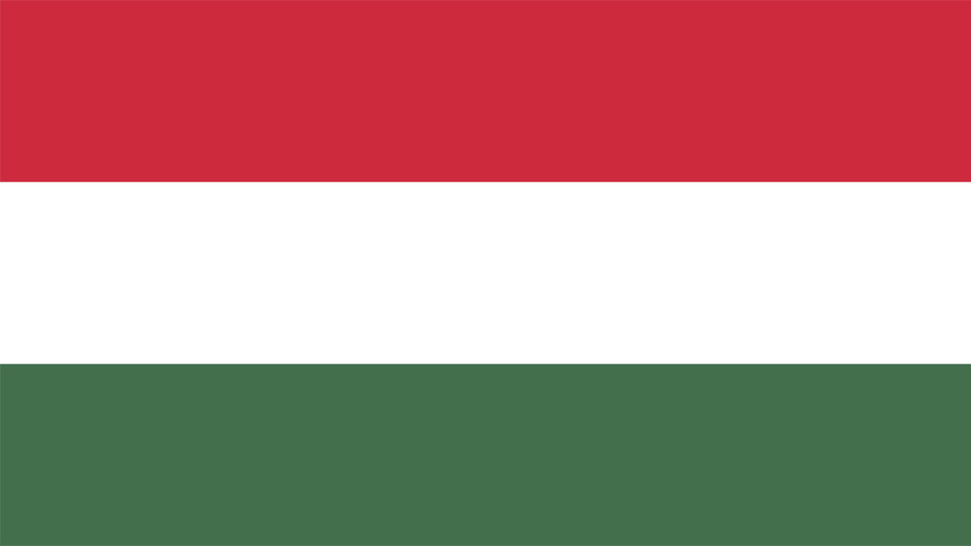 Flagge Ungarns 001 - Hintergrundbild